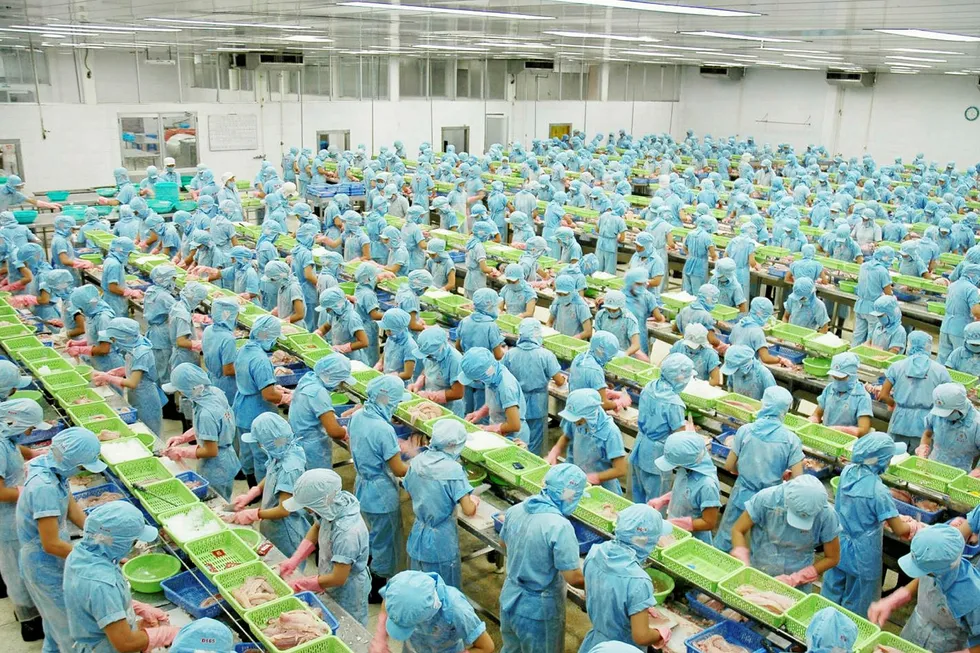 Vietnam processing plant.