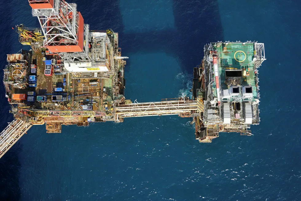 Centre stage: work has continued at Serica's Bruce platform in the North Sea during the Covid-19 pandemic
