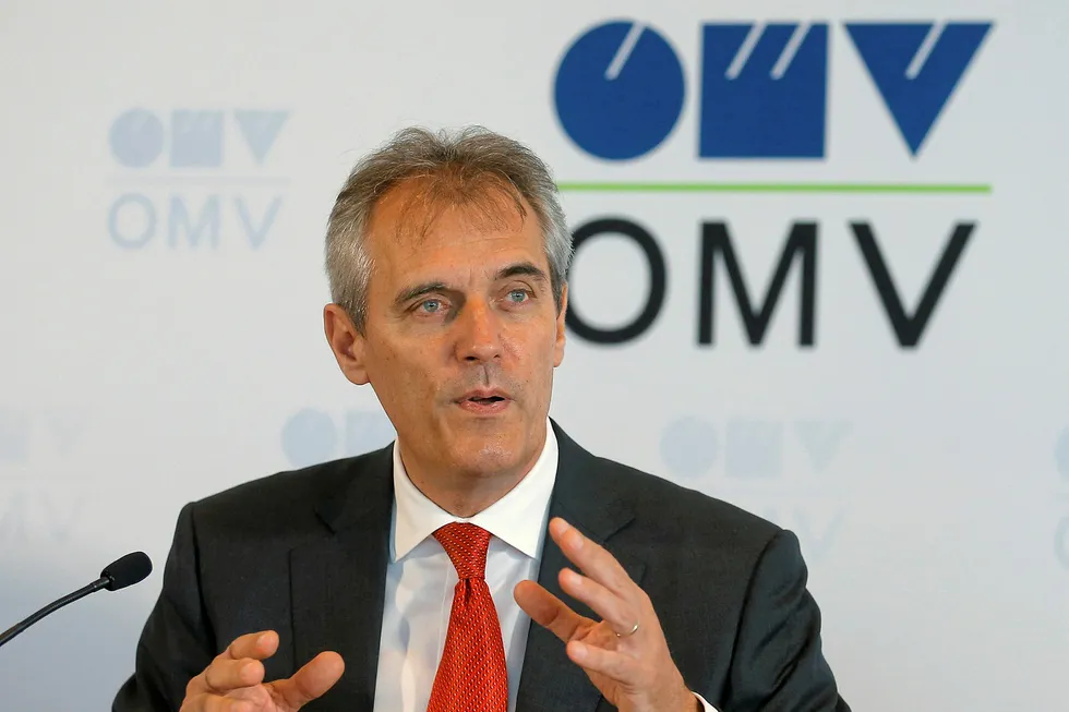 Production boost: OMV chief executive Rainer Seele