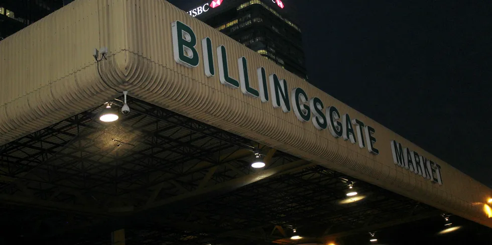Some vendors at Billingsgate market in London are closing because they say customers are not obeying social distancing rules.