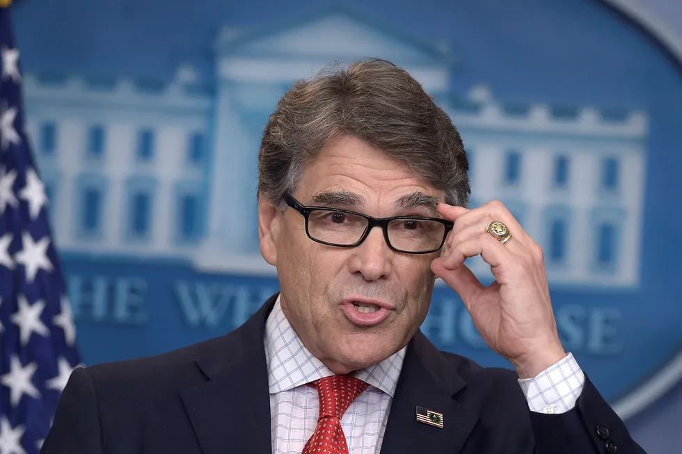 Rick Perry: says America is "on the cusp of energy independence"