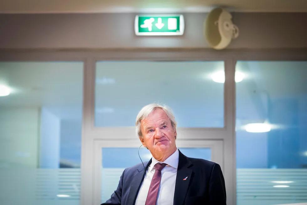 Norwegian-sjef Bjørn Kjos presenterte et svakt kvartalsresultat i forrige uke. Foto: Gunnar Lier