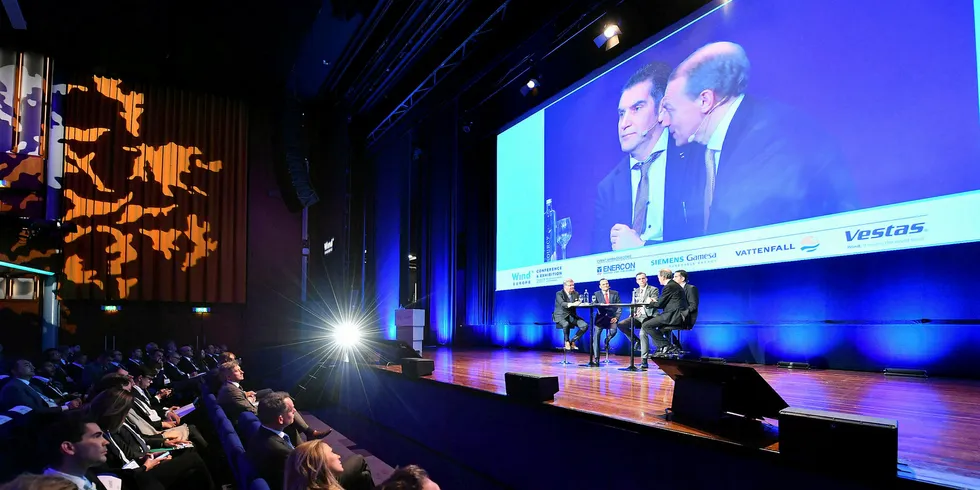 Debate underway at WindEurope 2017.