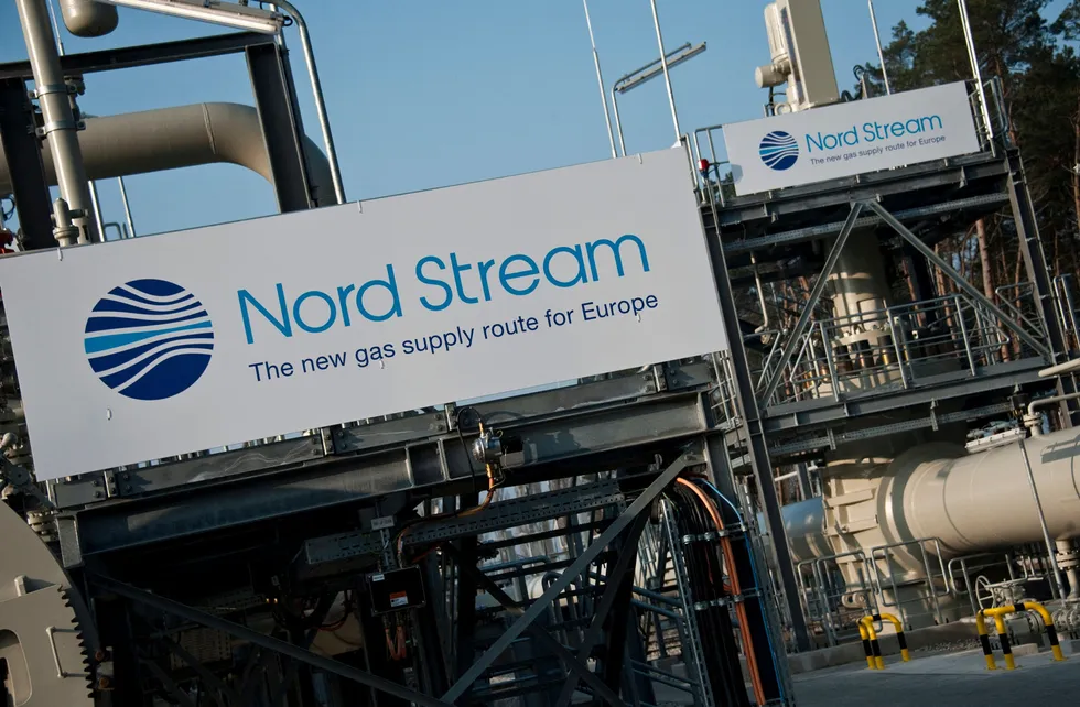 Blown: Nord Stream 1 gas pipeline onshore facilities near the town of Lubmin in Germany.