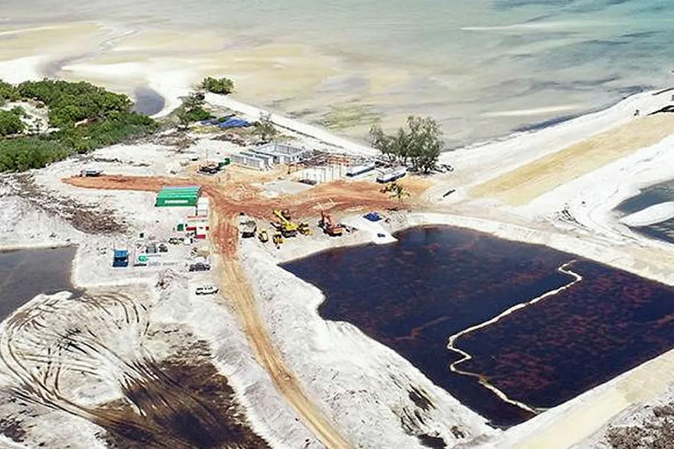 Contract: The Mozambique LNG beach laydown area at Afungi, Cabo Delgado.