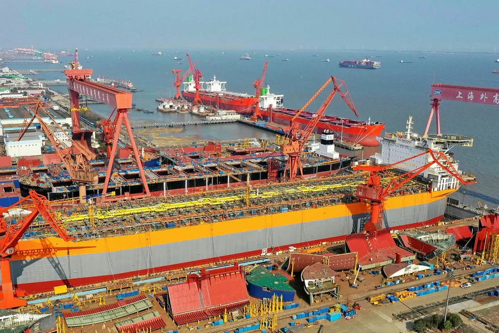 Liza-bound: second FPSO based on SBM Offshore's Fast4Ward concept under construction in China