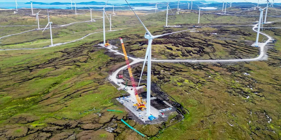 SSE's Viking wind farm in Scotland's Shetland Isles