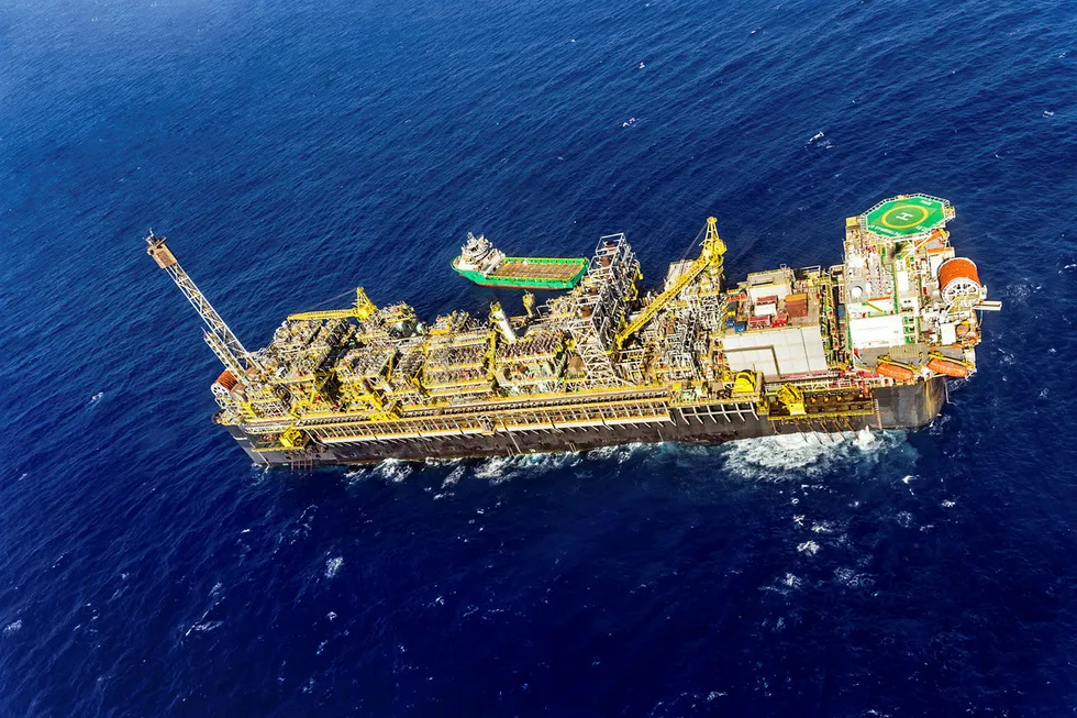 Ramping up: the P-67 FPSO at the Lula North pre-salt field in the Santos basin off Brazil