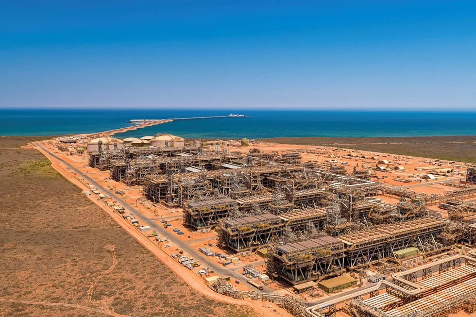 Repairs ongoing: Train 2 at Chevron's Gorgon LNG export project is expected to remain offline for the rest of the month