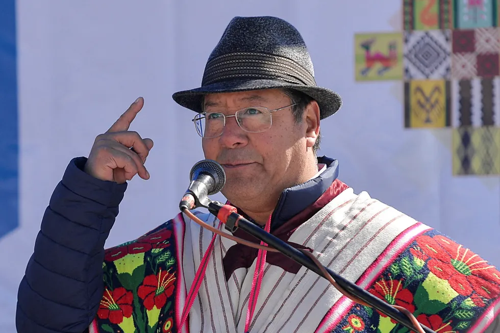 Bolivian President Luis Arce.