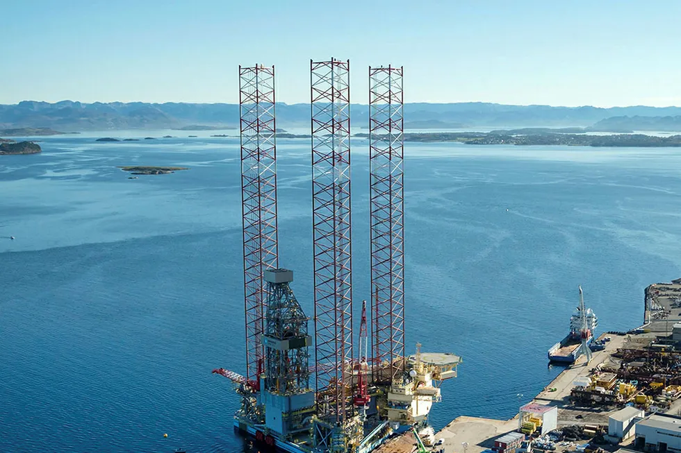 The ultra-harsh-environment jack-up Maersk Interceptor