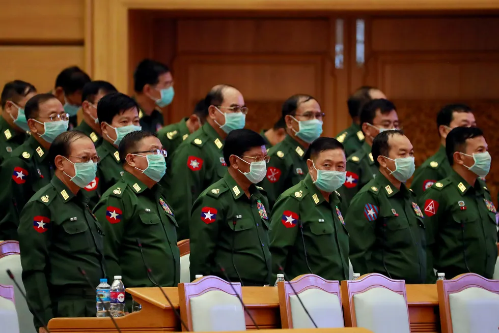 Powerful lobby: Myanmar's constitution reserves 25% of parliaments seat for the military