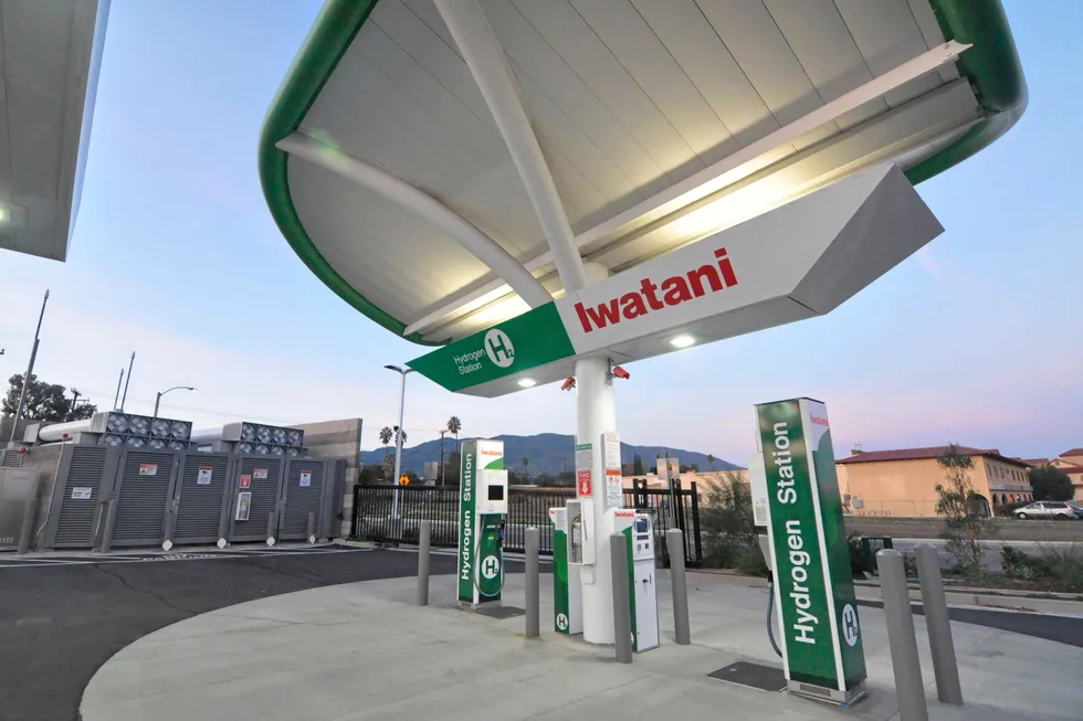 One of the H2Stations supplied by Nel, built by FASTECH, and operated by Iwatani in California.