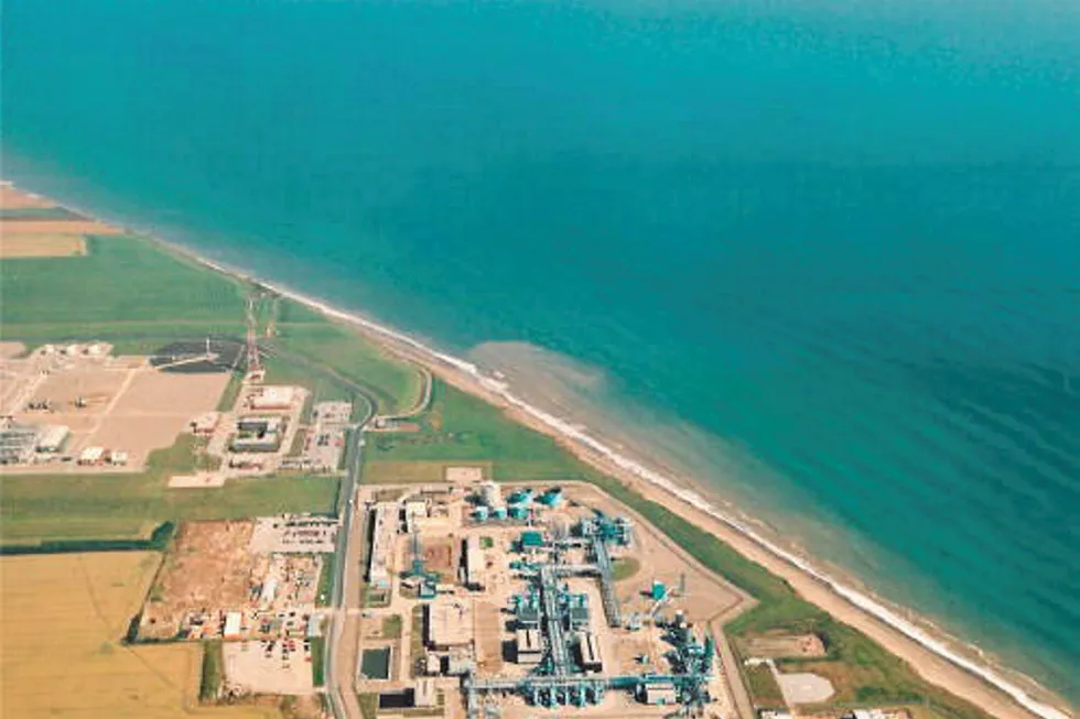 Export routes: the Easington and Dimlington gas terminals in the East Riding of Yorkshire
