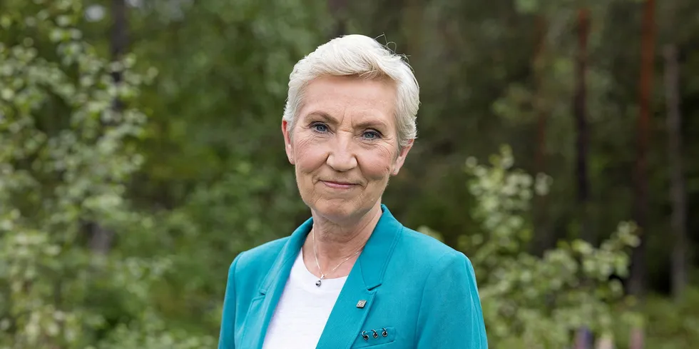 LO-leder Peggy Hessen Følsvik.
