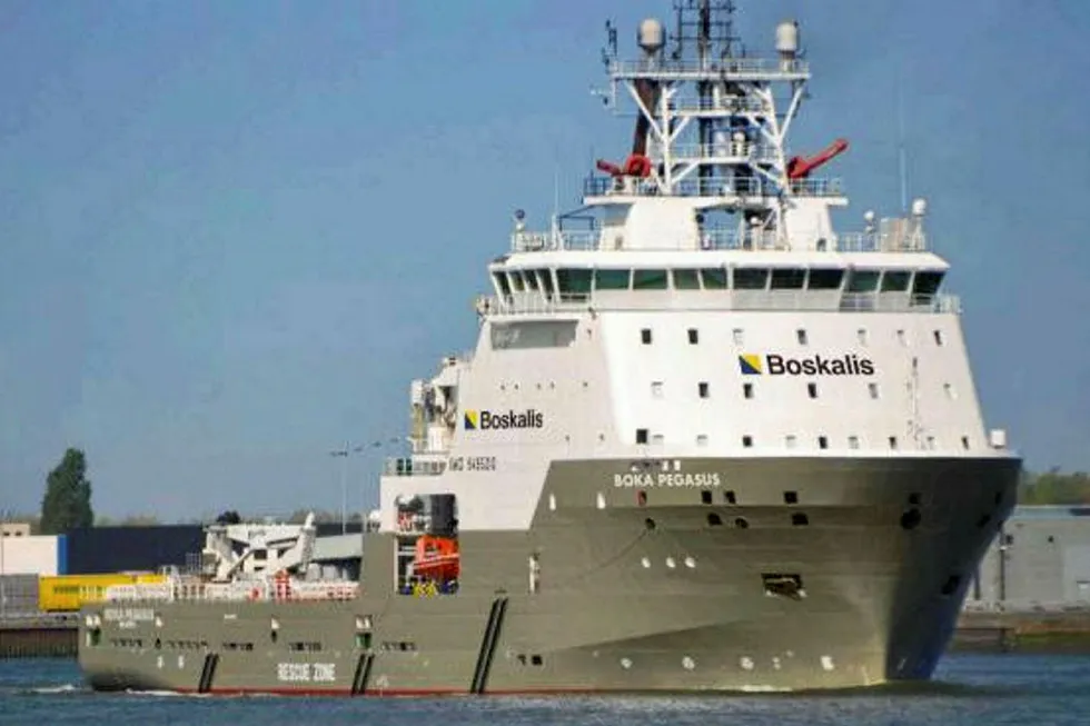 Tug job: Boskalis' fleet includes anchor-handling tug supply vessel Boka Pegasus