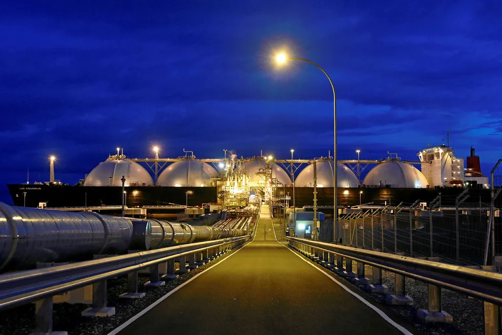 Up and running: an LNG plant in Central Sulawesi, Indonesia