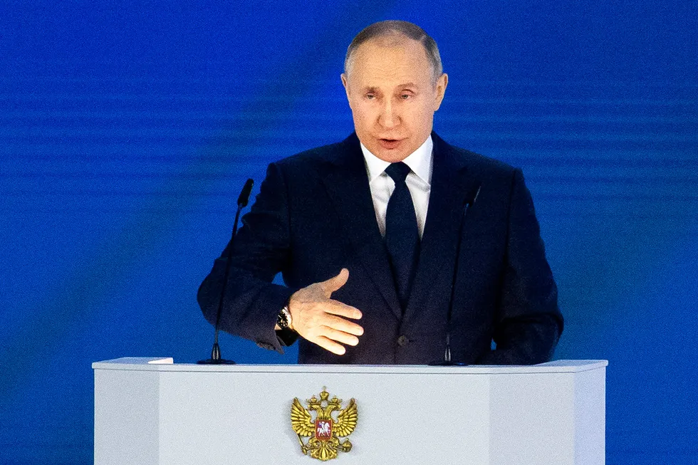President Vladimir Putin sa i sin tale til nasjonen før helgen at de som truer Russlands sikkerhet, vil angre sine handlinger.