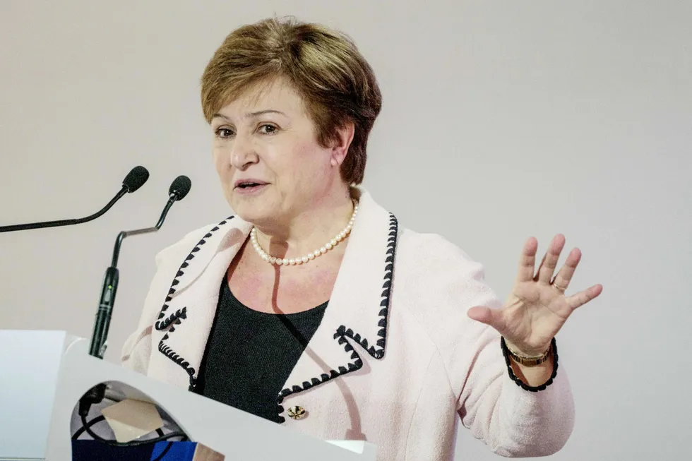 Kristalina Georgieva ble sjef i Det internasjonale pengefondet (IMF) i september 2019.