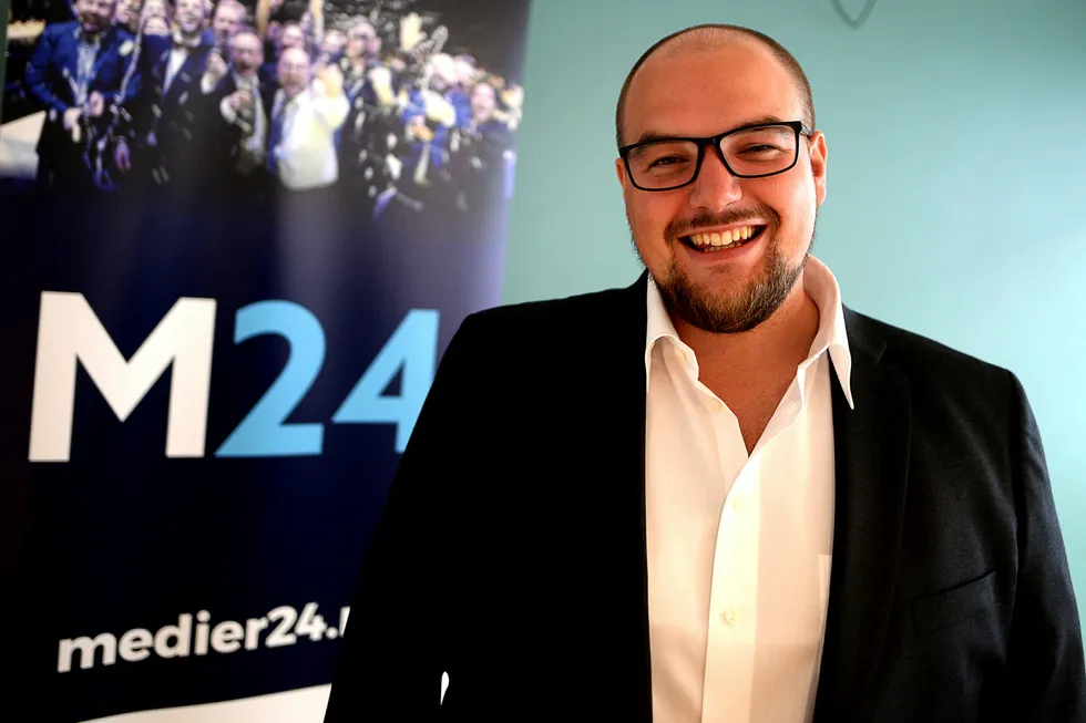 Erik Waatland tar over som sjefredaktør i Medier24. Foto: Gard L. Michalsen