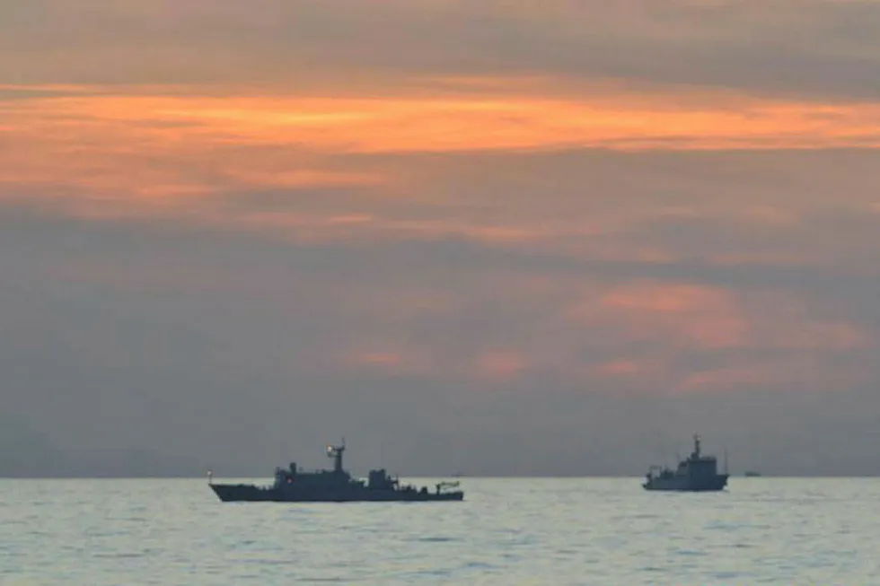 Historic tensions: Chinese surveillance vessels on the Scarborough Shoal