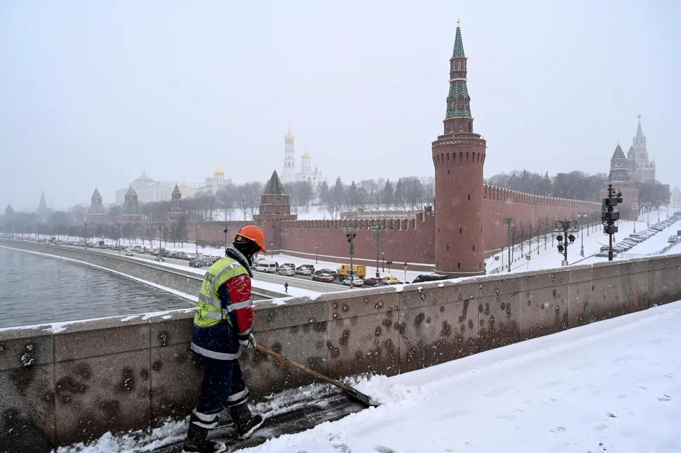 Cold response: The Kremlin has strongly criticised existing and possible new sanctions against Gazprom's Nord Stream 2 gas pipeline project as relations continue to sour