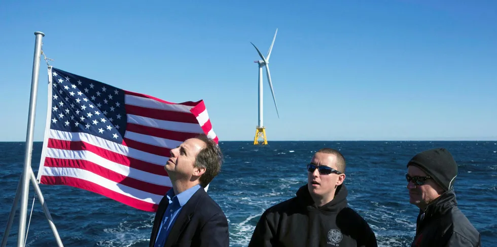 A visit to the Block Island wind farm, the only offshore project built so far in US waters.
