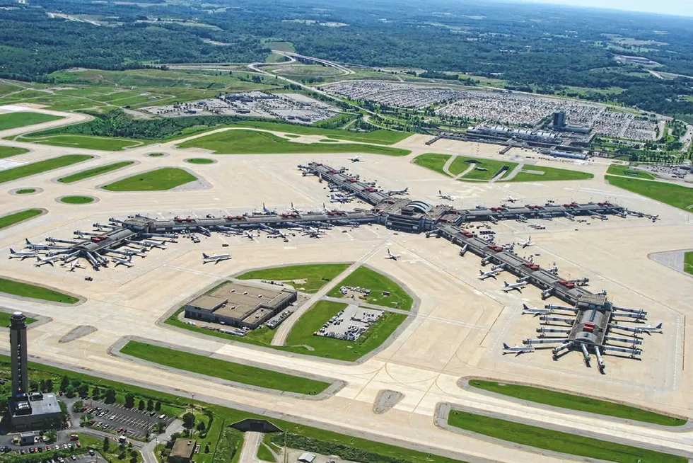 Pittsburgh International Airport, where the project is due to be built (on adjoining land).