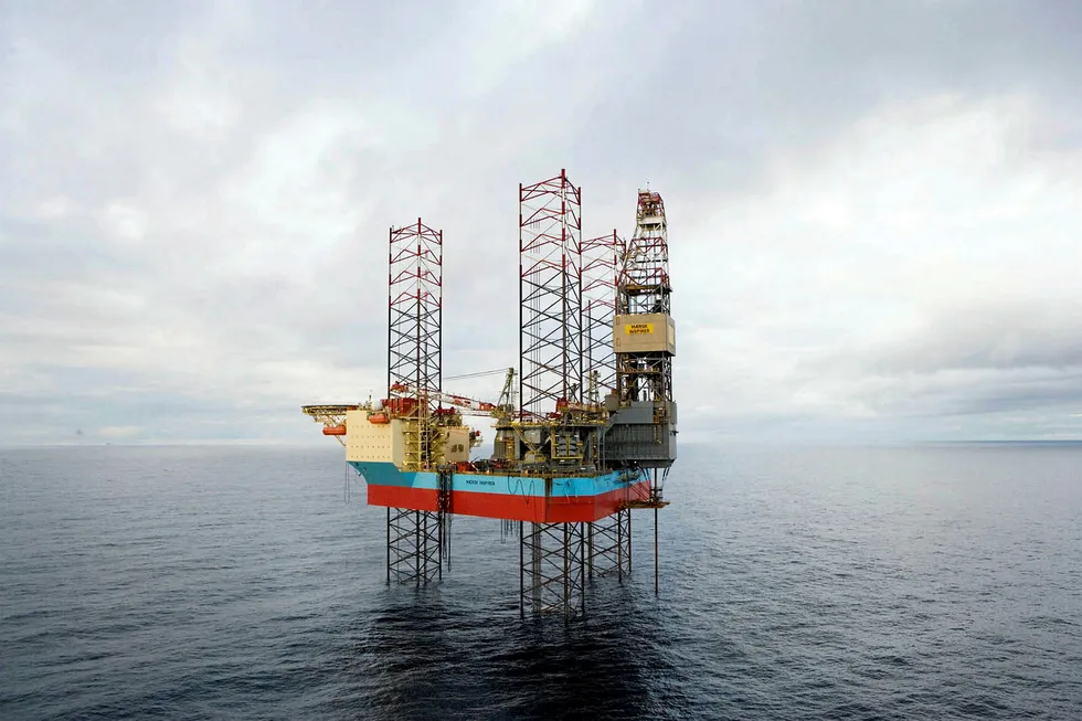 In demand: the jack-up rig Maersk Inspirer