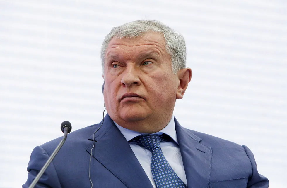 Revenues up: Rosneft chief executive Igor Sechin