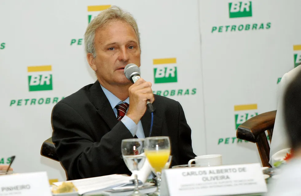 Future projects: Petrobras exploration and production director Carlos Alberto Pereira de Oliveira