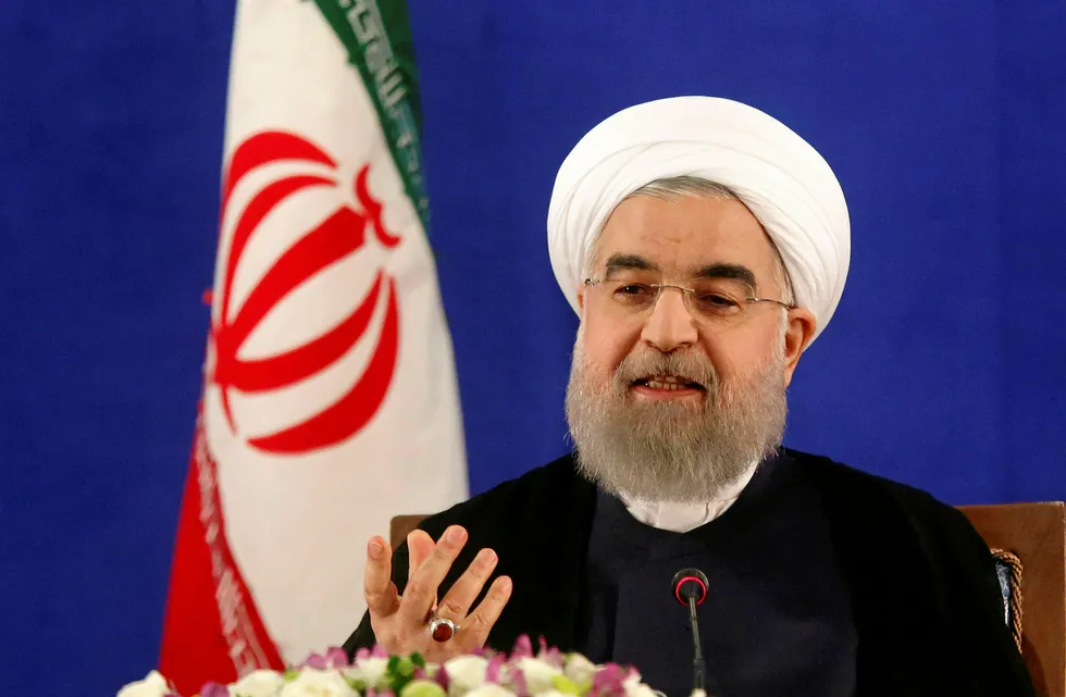 Re-elected: Iranian President Hassan Rouhani