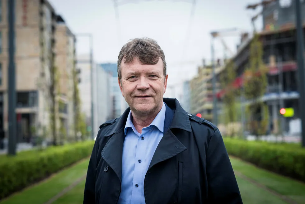 Arnstein Repstad, leder i hovedstyret av Maskinentrepenørenes forbund. Foto: Skjalg Bøhmer Vold