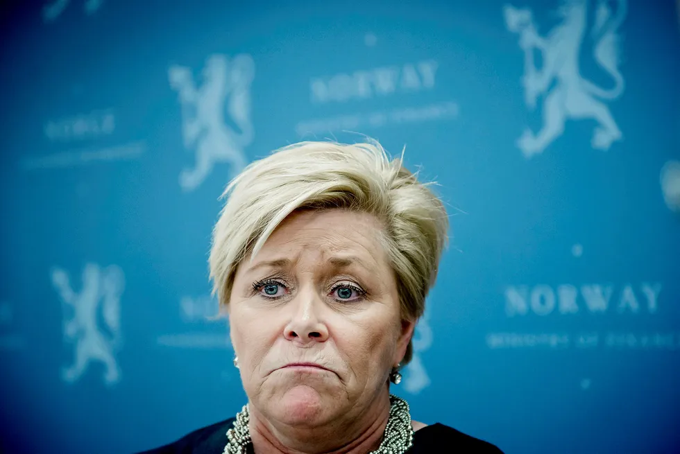 Du vil ikke tro hva som skjedde da Stortinget behandlet finansminister Siv Jensens endringer av norsk pengepolitikk. Foto: Gorm K. Gaare