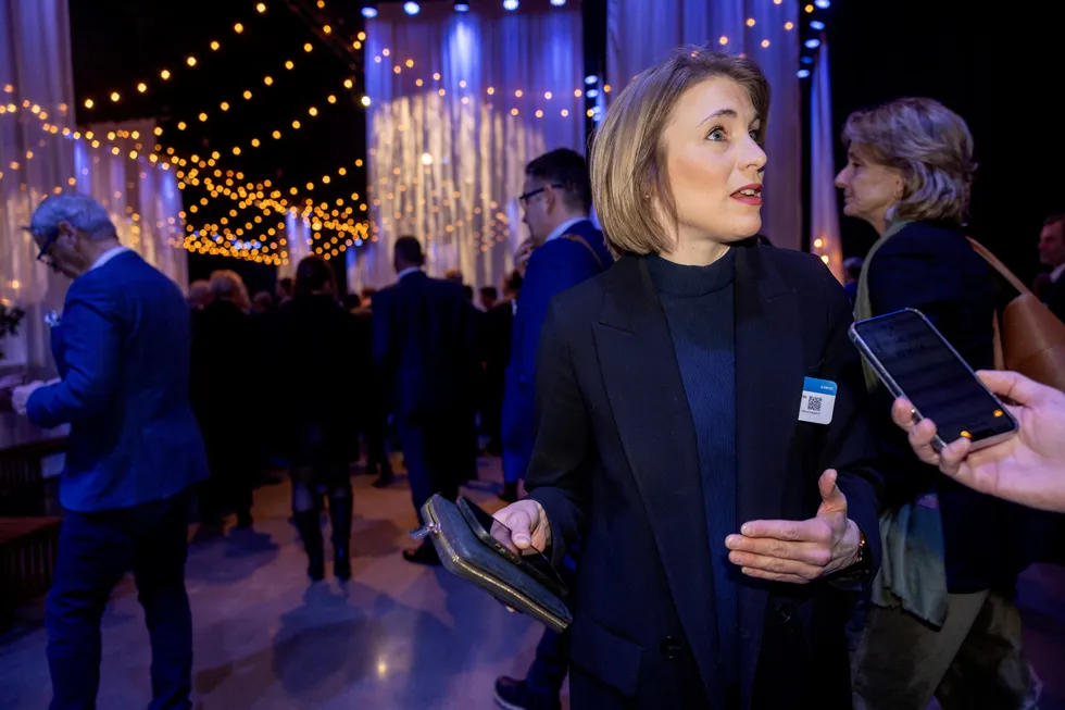 SVs finanspolitiske talsperson, Kari Elisabeth Kaski, sikrer sammen med resten av partiet flertall for regjeringens foreslåtte exit-skatt.