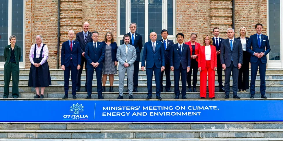 G7 environment, climate and energy ministers meeting in Torino, Italy.