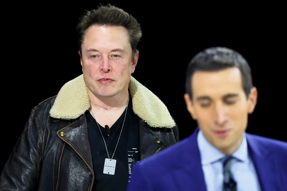 Elon Musk var tydelig på hva han mente om fagforeninger i et intervju i New York 29. november.