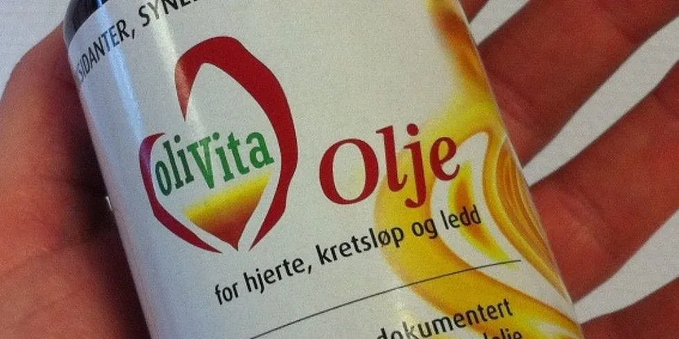 OliVita er laget av raffinert selolje og kaldpresset olivenolje. Foto: Alf Fagerheim