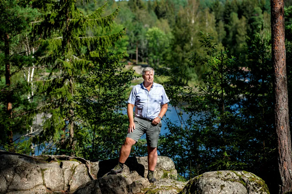 Olav Dalen Zahl gikk torsdag tur rundt Nøklevann for å tenke på hva han skal gjøre fremover.