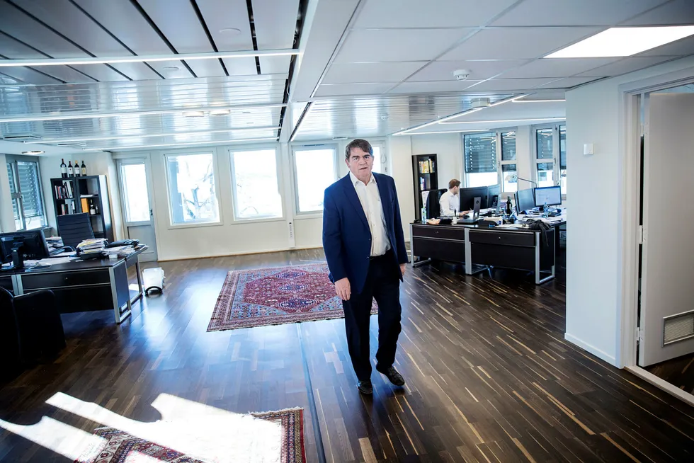 Jan Petter Sissener i fondet Sissener Sirius leverte høyere avkastning enn han hadde lovet kundene i fjor. Foto: Fredrik Bjerknes