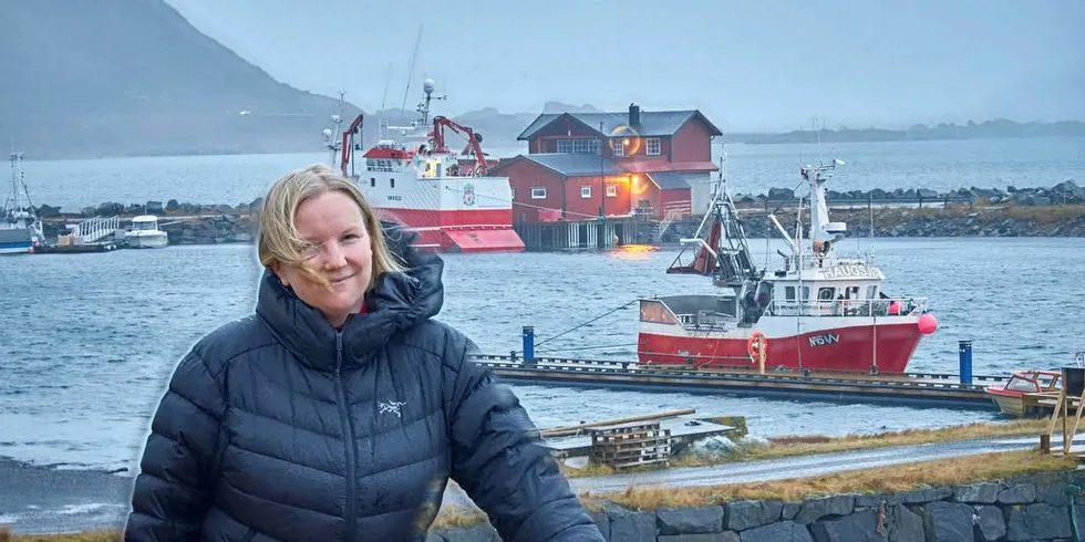 LANDSMØTE: Daglig leder i Norges Kystfiskarlag, Annsofie Kristiansen, tar imot 100 medlemmer og gjester til landsmøte i Lofoten tirsdag og onsdag. Foto: Privat