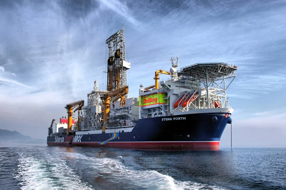 Suriname well: the drillship Stena Forth drilled the Goliathberg-Voltzberg North well for Tullow and partners