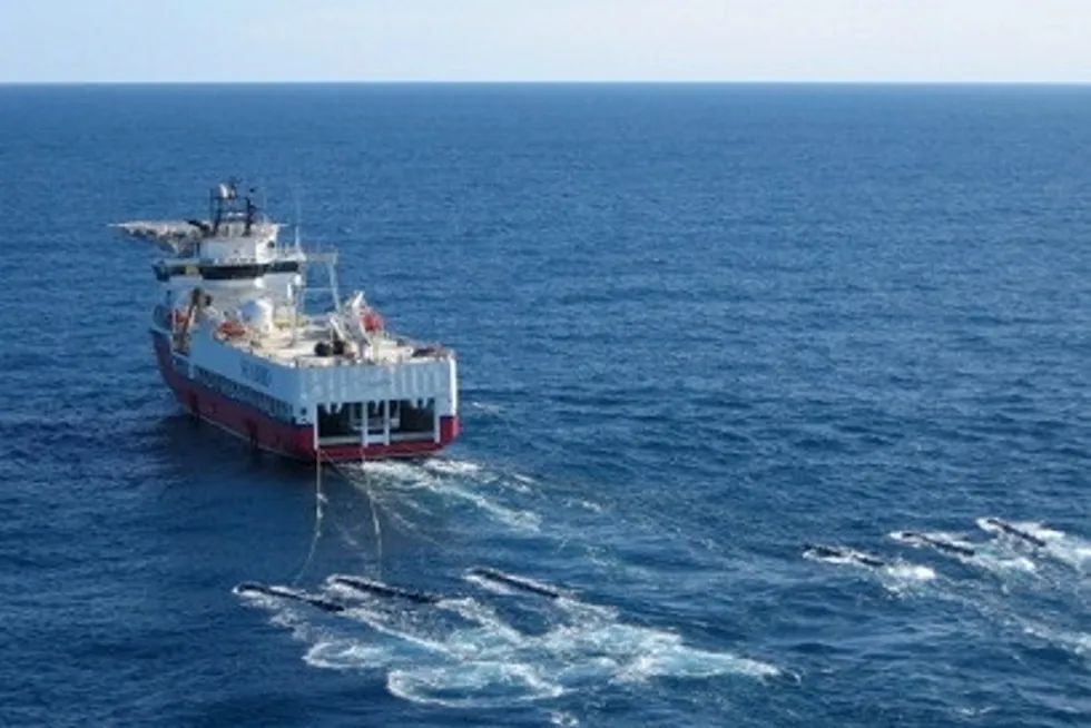 Bacalhau: the Hugin Explorer seismic survey vessel was recently retained by Fugro, despite broader divestments of OBN assets