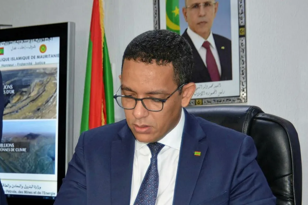 Seismic deal: Mohamed Abdel Vetah, Mauritania's Minister of Petroleum