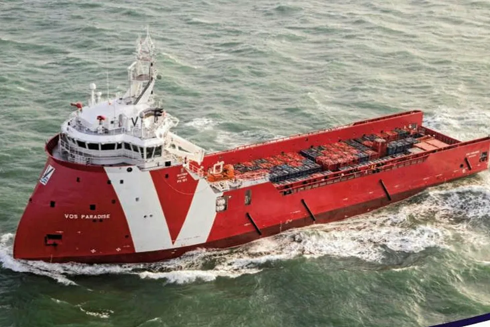 Sister ship: Vroon Offshore's VOS Paradise PSV