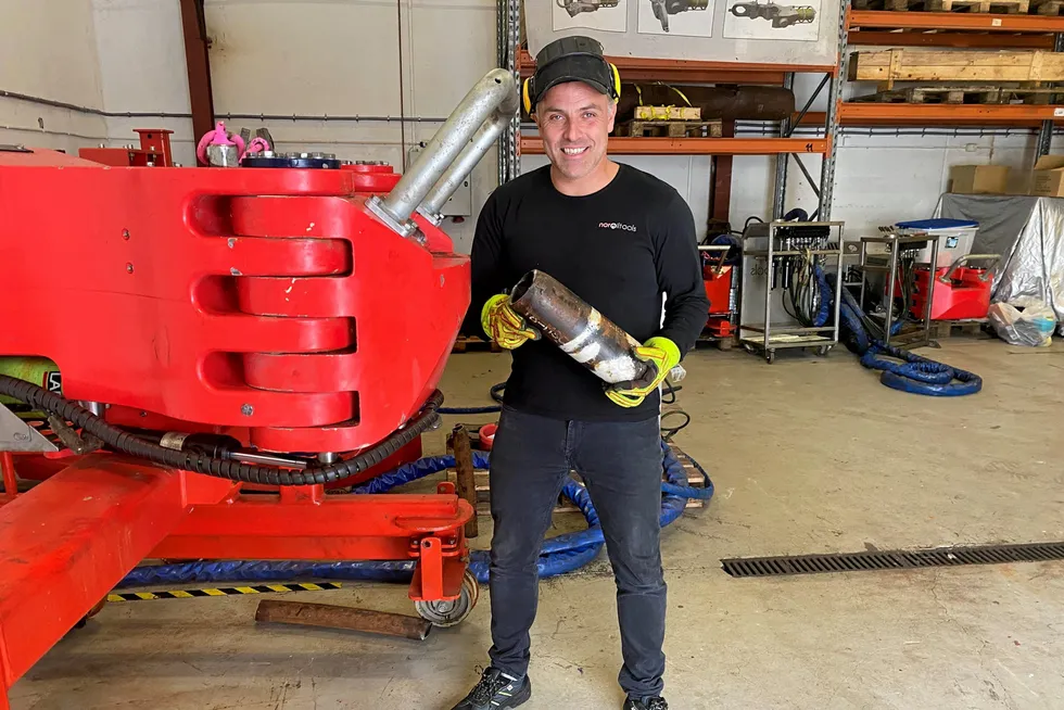 Cutting edge: Solve Hetland is living the Norwegian dream with his NorOilTools company and the red NTC cutter