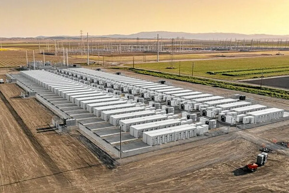 RWE utility-scale battery storage project - in the US.