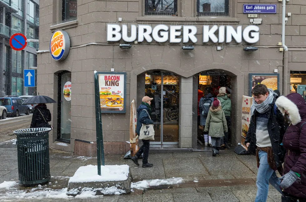 Burger King åpner nye restauranter i Norge. Foto: Gunnar Lier