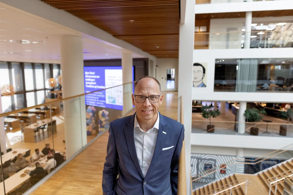 Fungerer Nordea-modellen likevel, spør Sigmund Håland. Frank Vang-Jensen (bildet) er konsernsjef i Nordea.