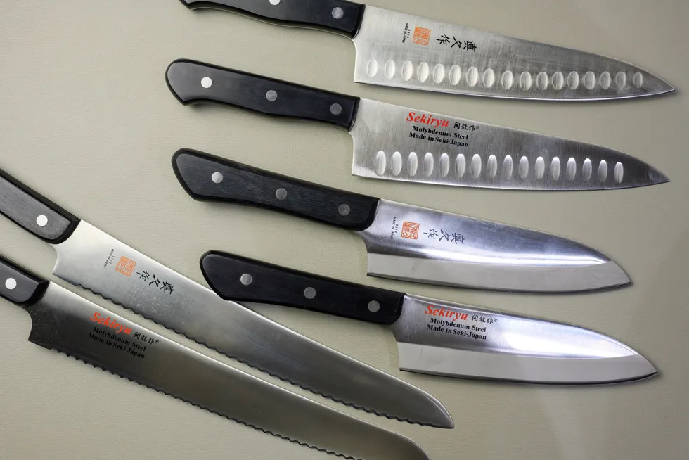 Mac-knivene og kopiene fra Sekiryu.